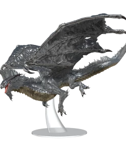 Ozzie Collectables D&D Nolzurs Marvelous Miniatures Adult Silver Dragon All Board Games