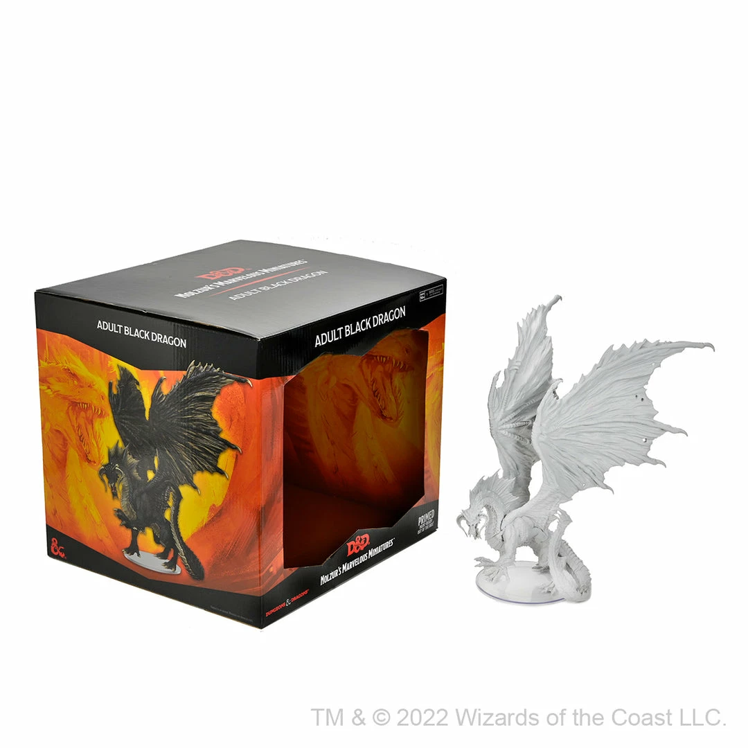 Ozzie Collectables All Board Games D&D Nolzurs Marvelous Miniatures Adult Black Dragon 1 Ozzie Collectables All Board Games D&D Nolzurs Marvelous Miniatures Adult Black Dragon