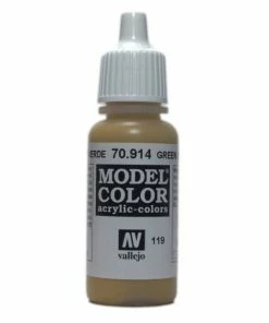 Ozzie Collectables All Board Games Vallejo Model Colour - Green Ochre 17 Ml