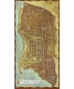 Dungeons & Dragons D&D Waterdeep Map Set Game Mat
