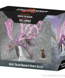 Ozzie Collectables All Board Games D&D Icons Of The Realms Spelljammer Adventures In Space Adult Solar Dragon & Prince Xeleth