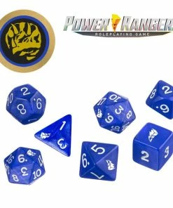 Ozzie Collectables All Board Games Power Rangers RPG - Blue Dice Set