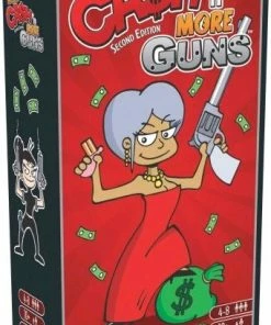 Asmodee Cash N Guns - More Cash More Guns 2nd Edition Expansion All Board Games