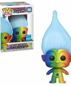 Funko POP! Vinyls Good Luck Trolls - Blue Troll 2020 WonderCon Convention Pop! Vinyl #06