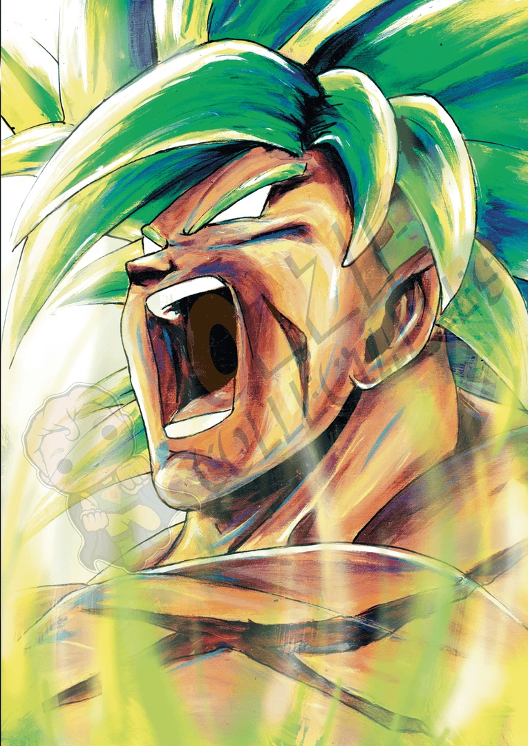Dragon Ball Super - Broly - Killustrate Art Print Poster 1 Dragon Ball Super - Broly - Killustrate Art Print Poster