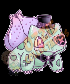 RoseDemon Pokemon - Bulbasaur - Rose Demon Art Print Poster