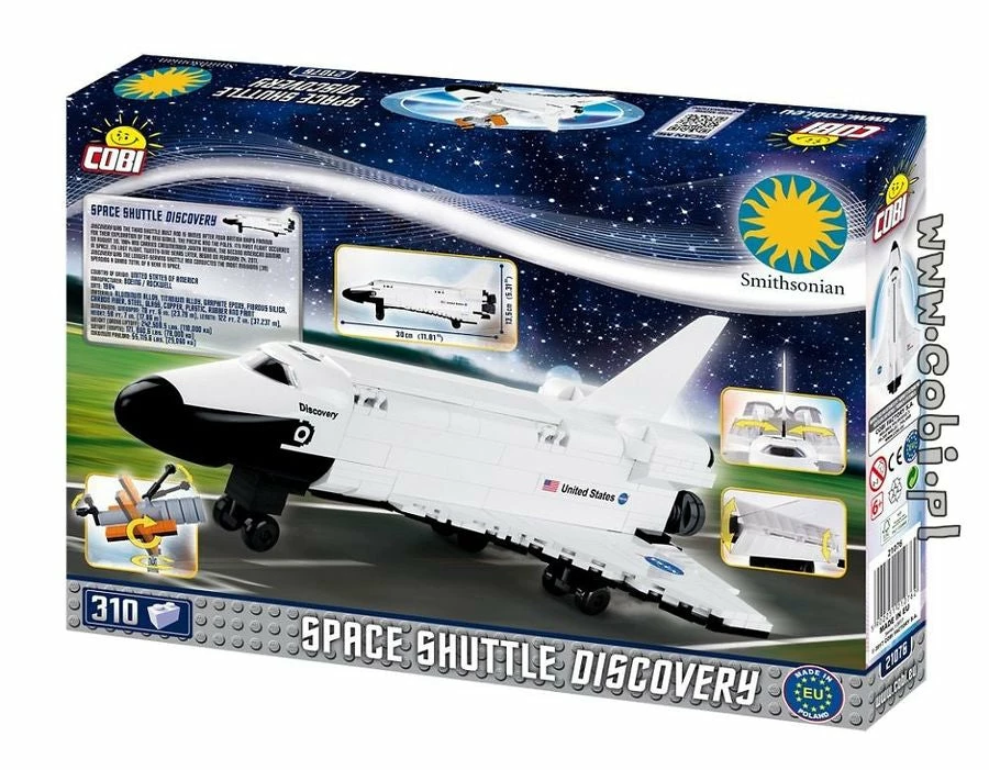 Cobi Construction Sets Smithsonian - 310 Piece Space Shuttle Discovery 13 Cobi Construction Sets Smithsonian - 310 Piece Space Shuttle Discovery