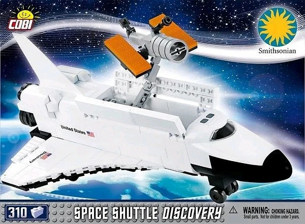 Cobi Construction Sets Smithsonian - 310 Piece Space Shuttle Discovery 1 Cobi Construction Sets Smithsonian - 310 Piece Space Shuttle Discovery