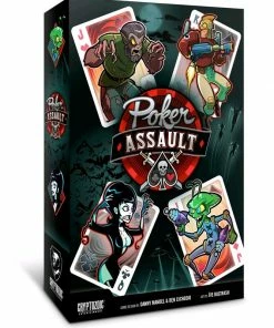 Cryptozoic Entertainment All Board Games Poker Assault - Card Game