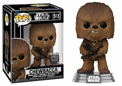 Funko Star Wars - Chewbacca Galactic Convention Star Wars Celebration 2022 Exclusive Pop! Vinyl 1 Funko Star Wars - Chewbacca Galactic Convention Star Wars Celebration 2022 Exclusive Pop! Vinyl