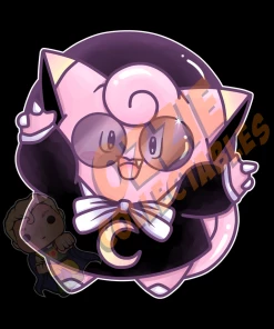 RoseDemon Pokemon - Clefairy - Rose Demon Art Print Poster