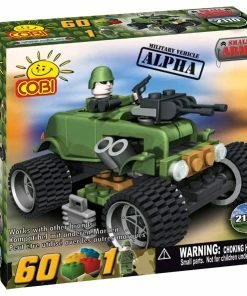Cobi Small Army - 60 Piece Alpha Military Vehicle Construction Set