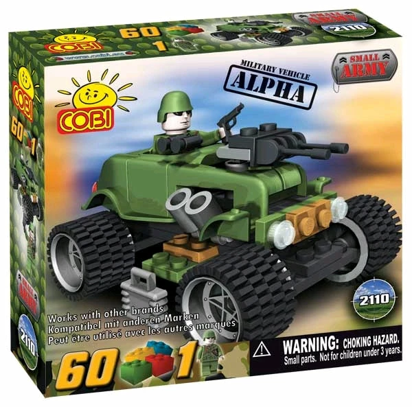 Cobi Small Army - 60 Piece Alpha Military Vehicle Construction Set 1 Cobi Small Army - 60 Piece Alpha Military Vehicle Construction Set