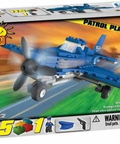 Cobi Construction Sets Action Town - 115 Piece Patrol Plane Construction Set