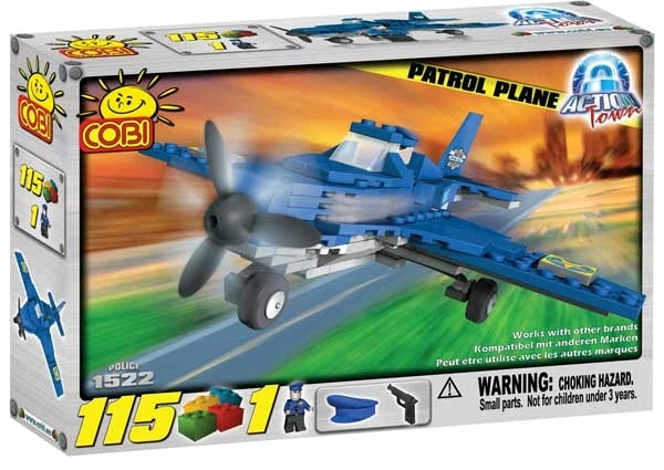 Cobi Construction Sets Action Town - 115 Piece Patrol Plane Construction Set 1 Cobi Construction Sets Action Town - 115 Piece Patrol Plane Construction Set