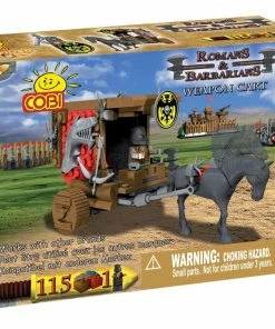Cobi Construction Sets Romans & Barbarians - 115 Piece Weapon Cart Construction Set