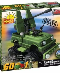 Cobi Construction Sets Small Army - 60 Piece Bravo Military Vehicle Construction Set