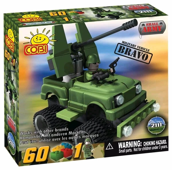 Cobi Construction Sets Small Army - 60 Piece Bravo Military Vehicle Construction Set 1 Cobi Construction Sets Small Army - 60 Piece Bravo Military Vehicle Construction Set