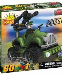 Cobi Construction Sets Small Army - 60 Piece Delta Military Vehicle Construction Set