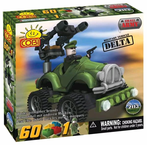 Cobi Construction Sets Small Army - 60 Piece Delta Military Vehicle Construction Set 1 Cobi Construction Sets Small Army - 60 Piece Delta Military Vehicle Construction Set
