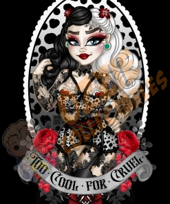 RoseDemon Disney's 101 Dalmatians - Cruella - Rose Demon Art Print Poster