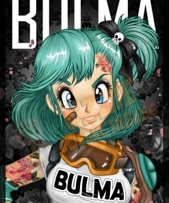 RoseDemon Staff Picks Dragon Ball Z - Bulma Portrait - Rose Demon Art Print Poster