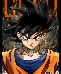 RoseDemon Dragon Ball Z - Goku - Rose Demon Art Print Poster