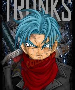 RoseDemon Dragon Ball Z - Trunks - Rose Demon Art Print Poster