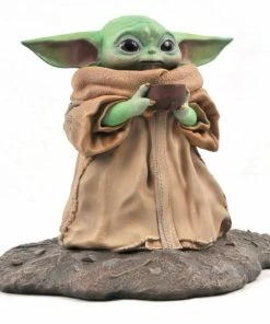 Diamond Select Toys Star Wars: The Mandalorian - The Child With Soup Bowl 1:2 Scale Statue
