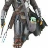 Diamond Select Toys Star Wars: The Mandalorian - Mandalorian With The Child Premier Statue