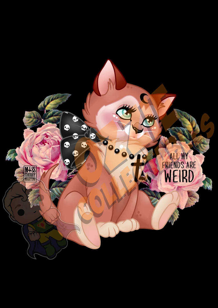 RoseDemon Disney's Alice In Wonderland - Dinah - Rose Demon Art Print Poster 1 RoseDemon Disney's Alice In Wonderland - Dinah - Rose Demon Art Print Poster