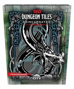 Hasbro / Wizards DUNGEONS & DRAGONS Dungeon Tiles Reincarnated City All Board Games