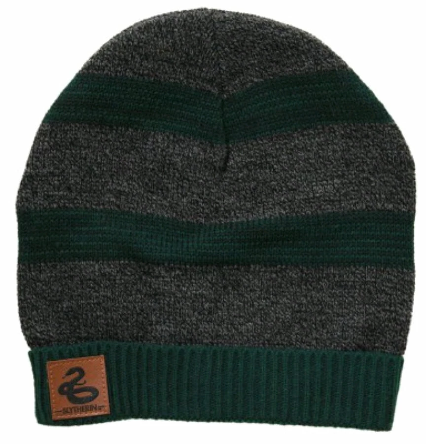 Elope Harry Potter - Slytherin Heathered Knit Beanie 1 Elope Harry Potter - Slytherin Heathered Knit Beanie