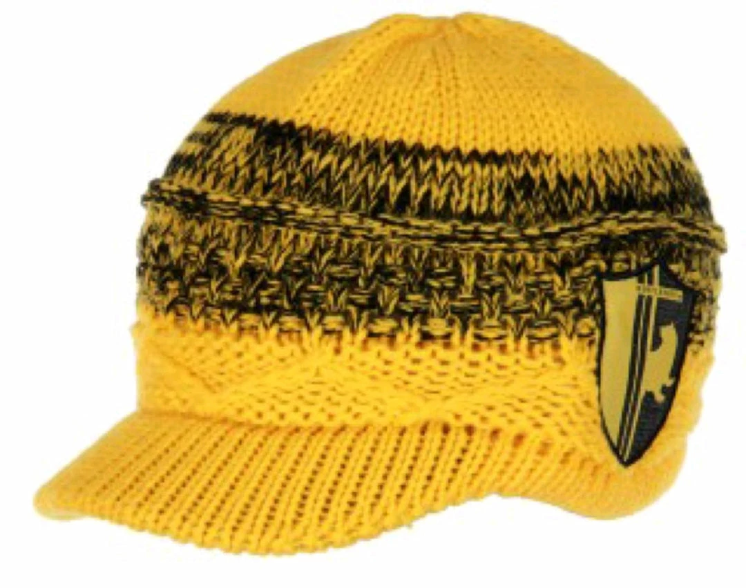 Elope Harry Potter - Hufflepuff Knit Brim Cap 1 Elope Harry Potter - Hufflepuff Knit Brim Cap