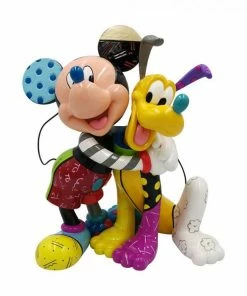 Staff Picks Disney Britto - Mickey Mouse & Pluto 90th Anniversary Large Figurine