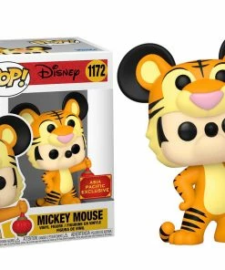 Funko POP! Vinyls Disney - Mickey Mouse Year Of The Tiger Asia Zodiac Exclusive STICKERED Pop! Vinyl