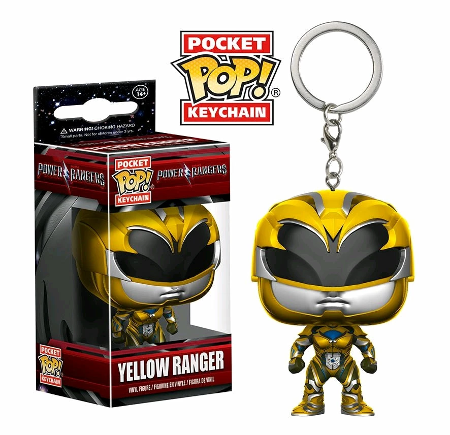 Funko Power Rangers Movie - Yellow Ranger Pocket Pop! Keychain 1 Funko Power Rangers Movie - Yellow Ranger Pocket Pop! Keychain