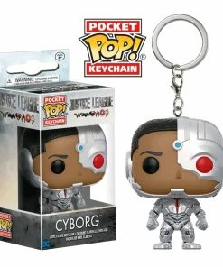 Funko Justice League (2017) - Cyborg Pocket Pop! Keychain Collections