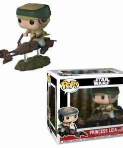 Funko Star Wars - Leia On Speeder Bike Pop! Deluxe