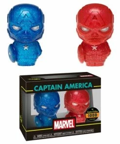 Funko Marvel Comics - Captain America (Red & Blue) XS Hikari 2-pack