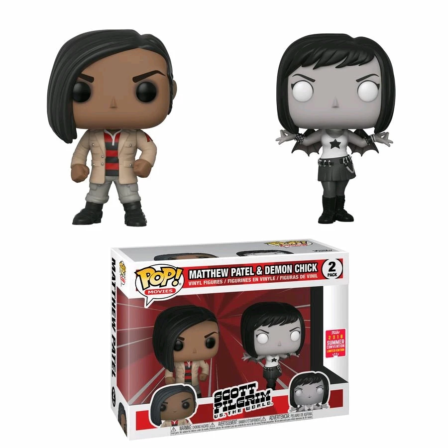 Funko Scott Pilgrim - Matthew & Demon Chick SDCC 2018 US Exclusive Pop! Vinyl 2-pack 1 Funko Scott Pilgrim - Matthew & Demon Chick SDCC 2018 US Exclusive Pop! Vinyl 2-pack
