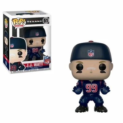 Funko POP! Vinyls NFL: Texans - JJ Watt (Color Rush) Pop! Vinyl 1 Funko POP! Vinyls NFL: Texans - JJ Watt (Color Rush) Pop! Vinyl