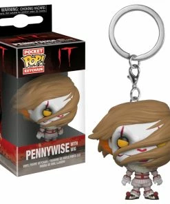 Funko It (2017) - Pennywise With Wig Pocket Pop! Keychain Collections