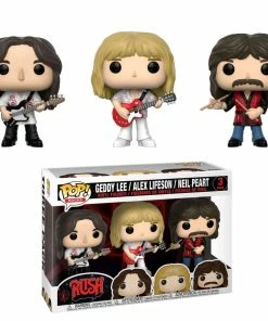 Funko Rush - Geddy Lee, Alex Lifeson & Neil Peart Pop! Vinyl 3-pack