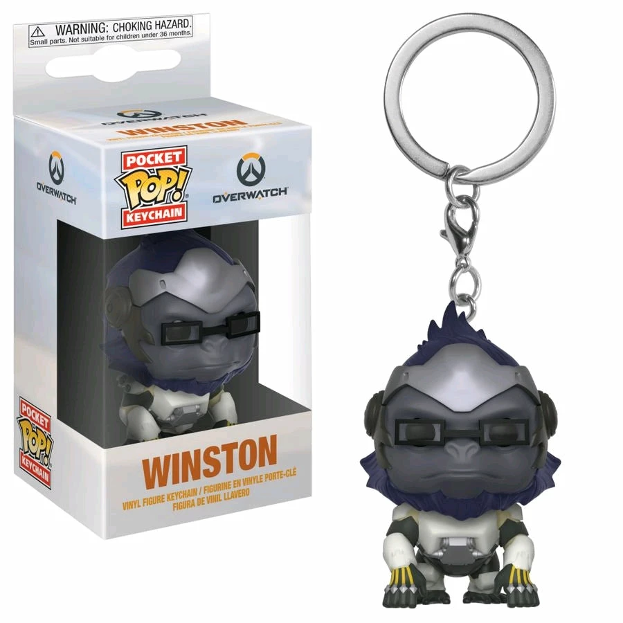 Funko Collections Overwatch - Winston Pocket Pop! Keychain 1 Funko Collections Overwatch - Winston Pocket Pop! Keychain