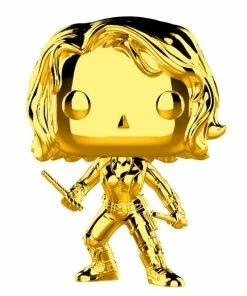 Funko Marvel Studios 10th Anniversary - Black Widow Gold Chrome Pop! Vinyl