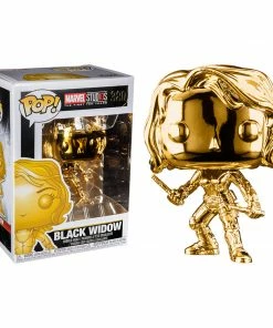 Funko Marvel Studios 10th Anniversary - Black Widow Gold Chrome Pop! Vinyl