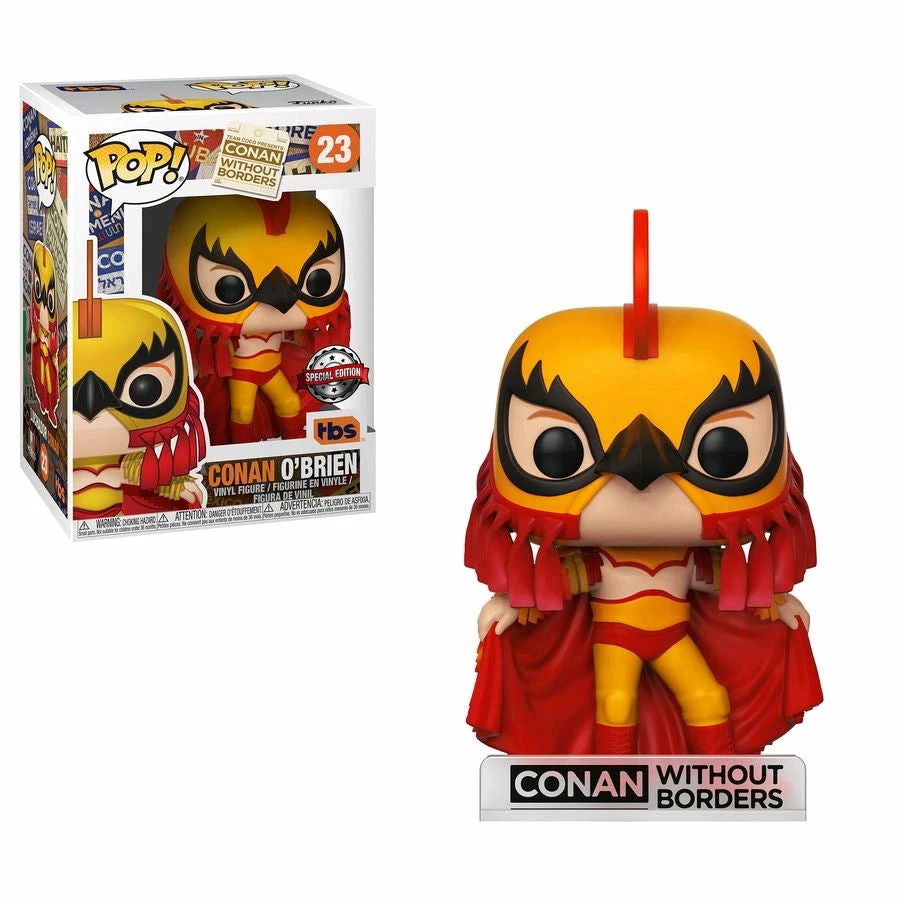Funko POP! Vinyls Conan O'Brien - Conan Luchador US Exclusive Pop! Vinyl 1 Funko POP! Vinyls Conan O'Brien - Conan Luchador US Exclusive Pop! Vinyl