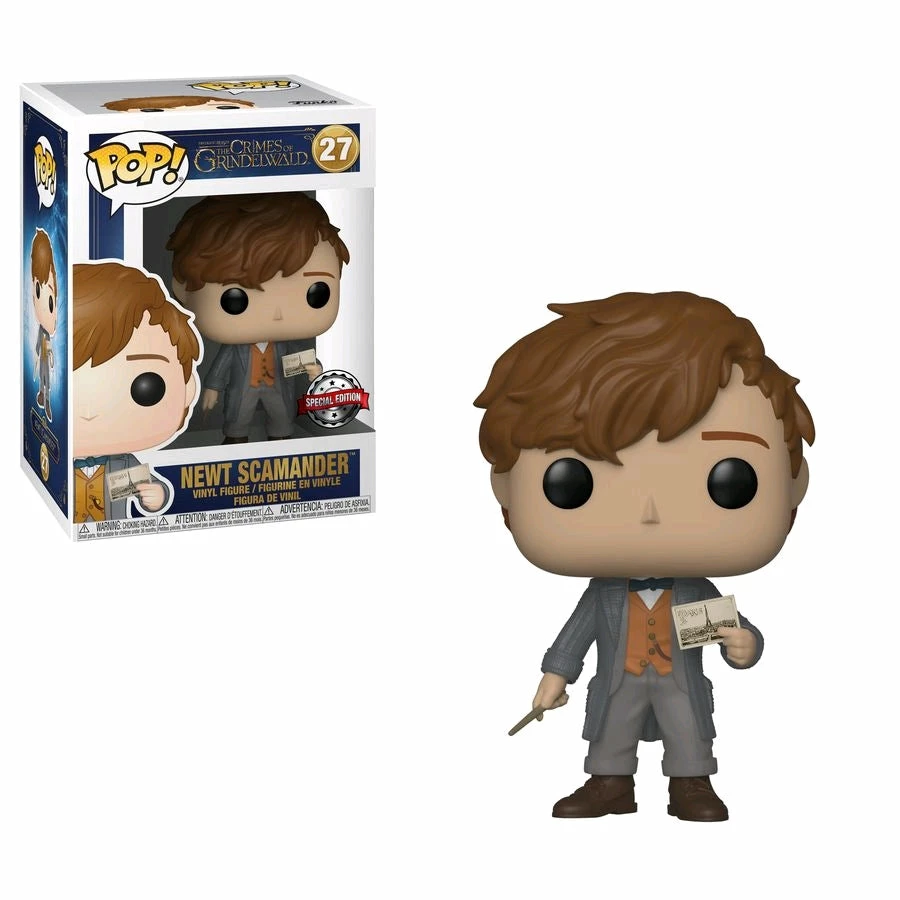 Funko POP! Vinyls Fantastic Beasts 2: The Crimes Of Grindelwald - Newt With Postcard US Exclusive Pop! Vinyl 1 Funko POP! Vinyls Fantastic Beasts 2: The Crimes Of Grindelwald - Newt With Postcard US Exclusive Pop! Vinyl