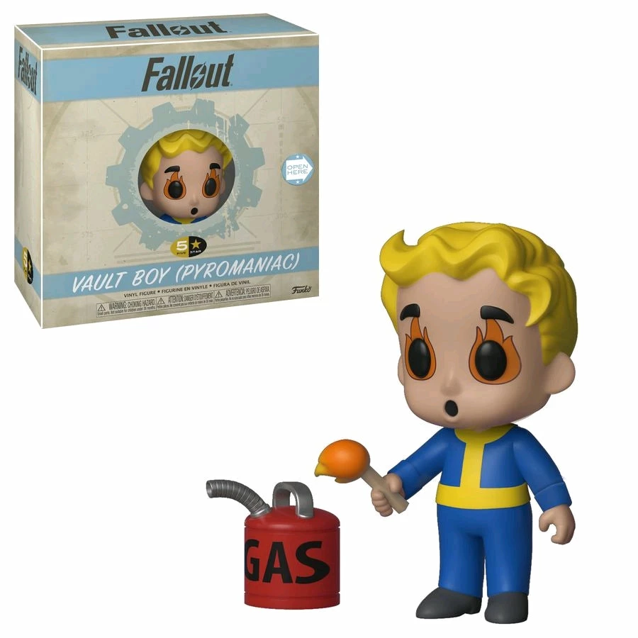 Funko Collections Fallout - Vault Boy (Pyromaniac) 5-Star Vinyl Figure 1 Funko Collections Fallout - Vault Boy (Pyromaniac) 5-Star Vinyl Figure